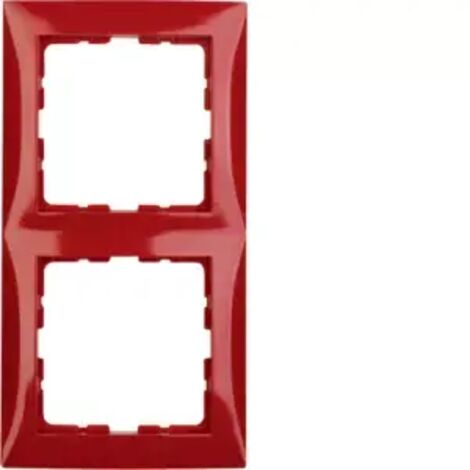 Berker Rahmen 2fach S.1 rot glänzend 10128962