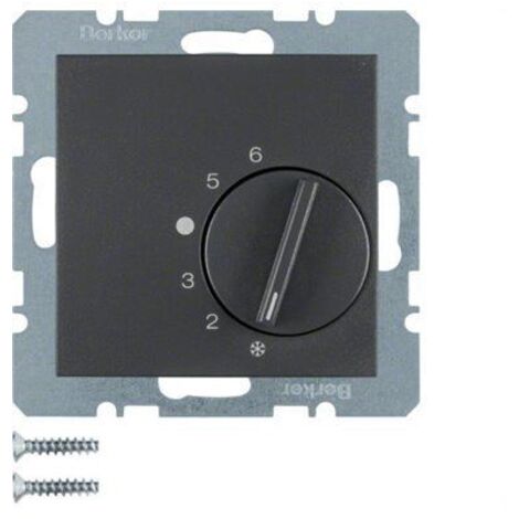 Berker Regulador de temperatura interior antracita