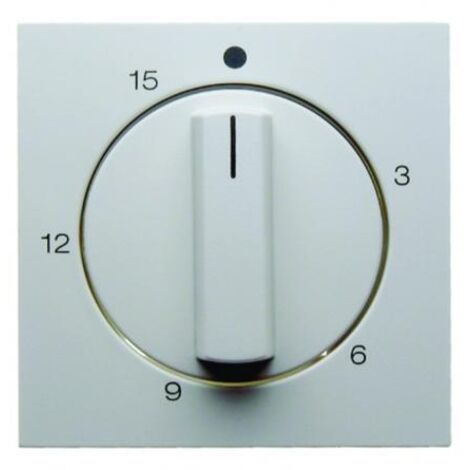 Berker S1 B3 B7 Couvercle de minuterie avec bouton rotatif blanc polaire brillant 16328989
