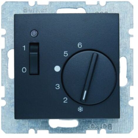 Berker S1 B3 B7  Plaque thermostatique anthracite 20301606