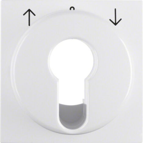 Berker S1 B3 B7 Tapa interruptor o pulsador de llave para persianas blanco polar 15068989