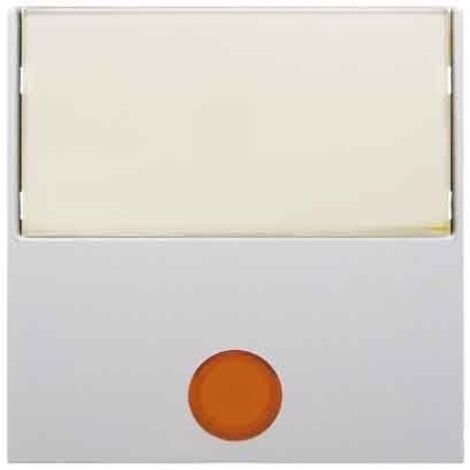 Berker S1 B3 B7  Tecla con lente y portarótulos grande brillo blanco polar 16968989