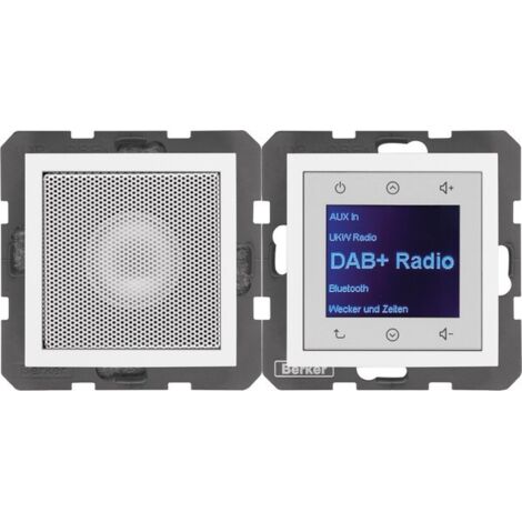 Berker S.1/B.X RADIO DAB+/BT PW GLÄN / BERKER 30808989 RADIO SET 30808989