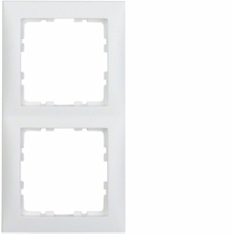

Marco 2 elementos Berker By Hager S1 10129909 Blanco Mate