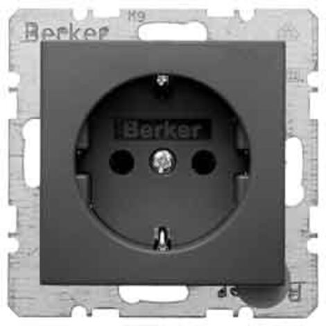 BERKER SCHUKO STECKD. ANTHRACITE/MAT 47431606 B.1, B.3, B.7, S.1 PRISE 4011334224280