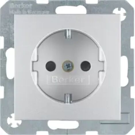 Berker SCHUKO-Steckdose M347231404 alu matt