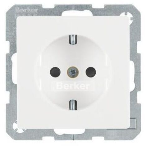 Berker SCHUKO-Steckdose polarweiss samt 47236089