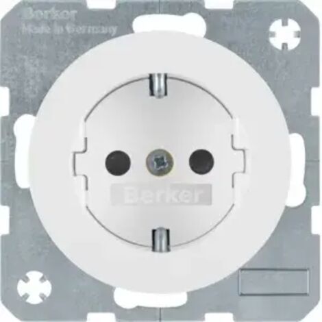 Berker SCHUKO-Steckdose pows/gl 47232089