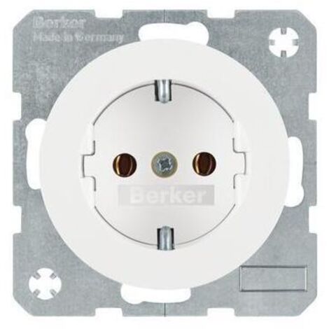Berker SCHUKO-Steckdose pows/gl 47432089