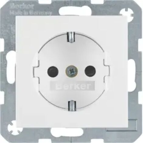 Berker SCHUKO-Steckdose pws/gl 41238989