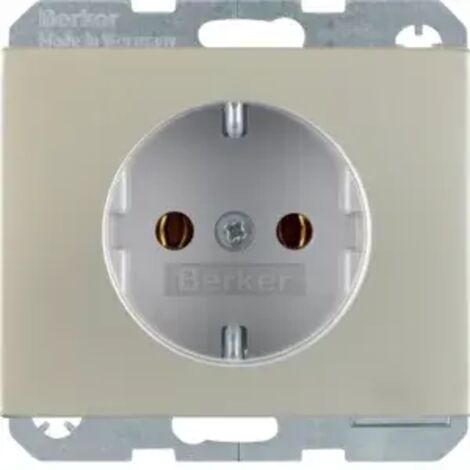 Berker Steckdose SCHUKO erh BS K.5 Edelstahl 47357004