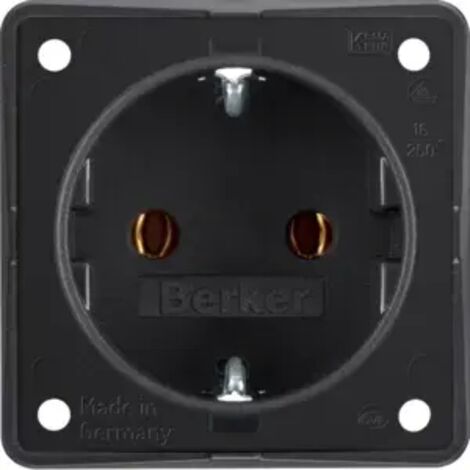 Berker Steckdose SCHUKO Integro Einsätze sw 947782503