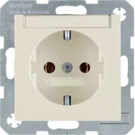 Berker Steckdose SCHUKO m BF S.1 weiß glänz 47508982