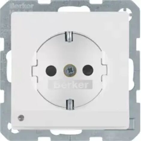 Berker Steckdose SCHUKO m LED-OL Q.1/3 pw 41096089
