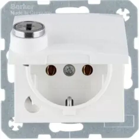 Berker Steckdose SCHUKO m STKL KD SLß S.1 pw gl 47638989