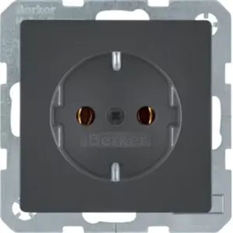 Berker Steckdose SCHUKO Q.1/Q.3 anthrazit samt 41436086