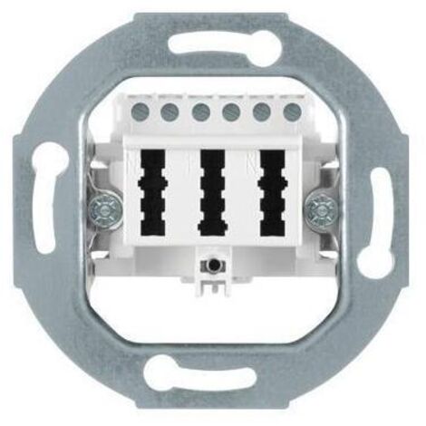 Berker TAE-Anschlussdose 3 x 6NFN Modueins. pw 450009
