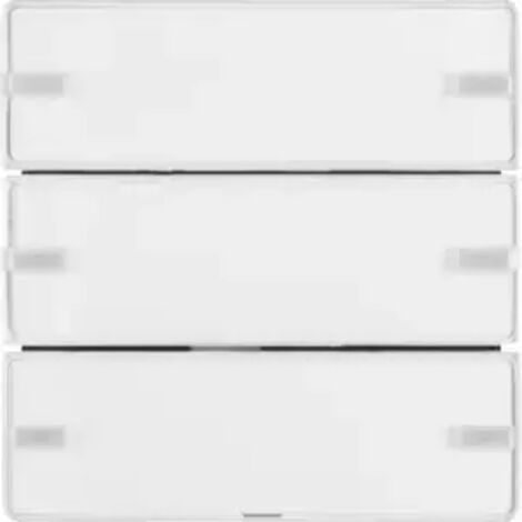 Berker Tastsensor Komfort Q.x 3-fach mit Beschriftungsschild KNX polarweiß samt