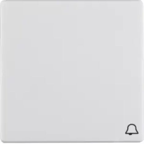 Berker Wippe M316206059 Symbol Klingel polarweiss samt