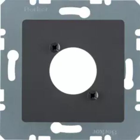 Berker Zentralplatte f XLR-Rundst.v D-S anth ma 14121606