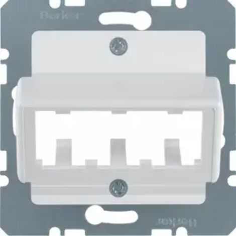 Berker Zentralplatte pws f.3 MINI-COM Module 142709