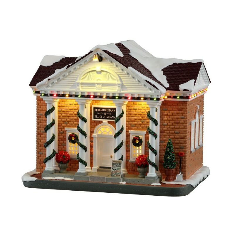 Lemax - Berkshire Bank & Trust Company avec Adaptateur 4,5 v Réf. 15812