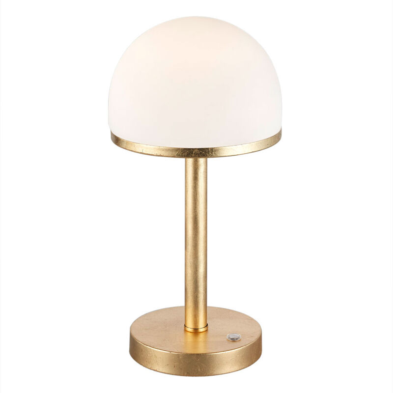 Image of Trio - Lampada da comodino led lampada da tavolo dimmerabile lampada da camera oro touch dimmer lampada da lettura soggiorno, 4,5W 450lm bianco