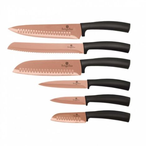 BERLINGER HAUS BH-2648 SET DI COLTELLI DA CUCINA IN ORO ROSA