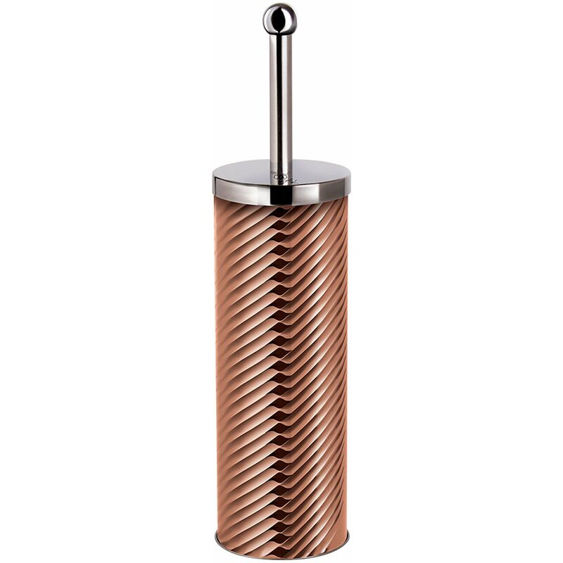 Berlinger Haus - Rose Gold Brosse à Toilette Anti-Éclaboussures, Porte-Brosse wc en Acier Inox., Portable Or Rose