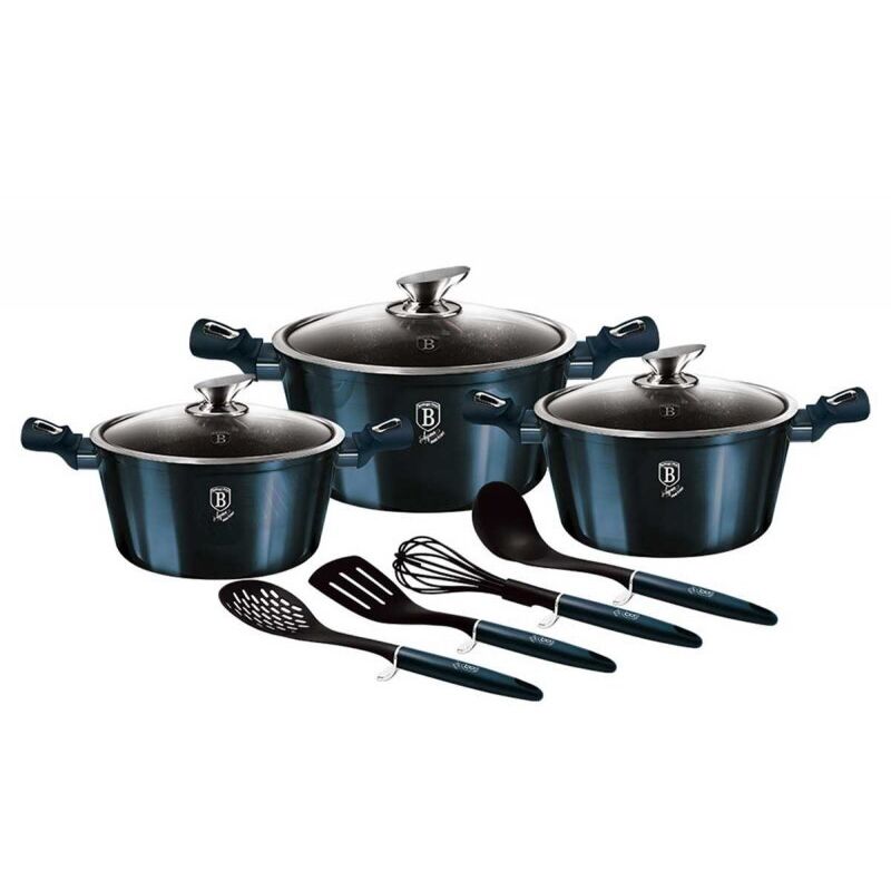 Berlinger Haus Berlingerhaus Aquamarin Bh-6152 Granit-kochgeschirr-set