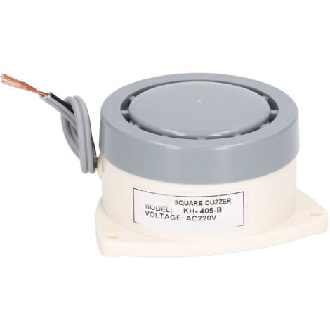 BERM – buzzer d'alarme électronique, bip continu, 85db, rond, ignifuge, composant PC, 200-220 V
