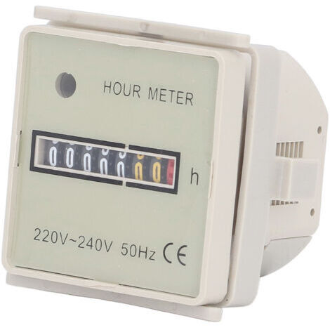 BERM Compteur horaire Minuterie industrielle Compteur de temps électrique haute précision 099999H59M AC 220240V