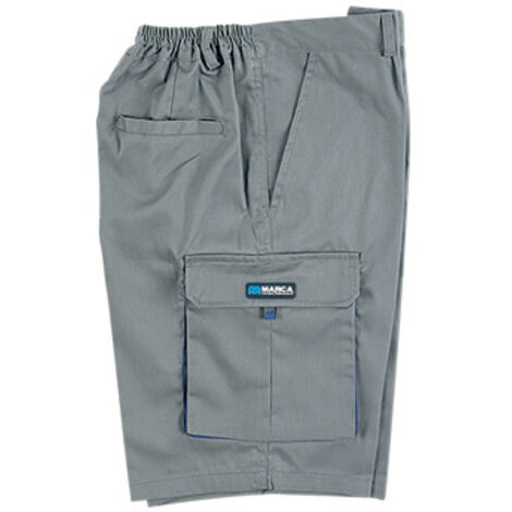 BERMUDA ALGODON 245 GR TOP GRIS