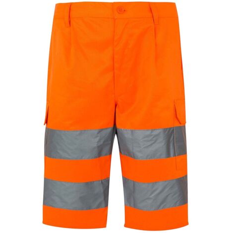 Bermuda Alta Visibilidad Naranja Flúor XL