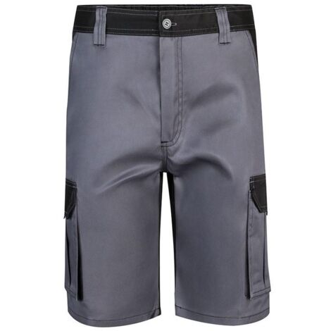 bermuda bicolor modelo calia colores gris/negro talla 38-60 tallaje talla 48