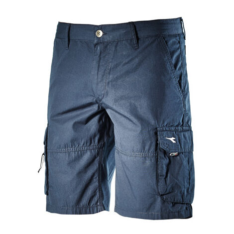 BERMUDA BLEU TOUAREG WONDER II CARGO D'ÉTÉ AVEC POCHES LATÉRALES PORTEOUTILS DIADORA - 160308600520 46/48 (XL)