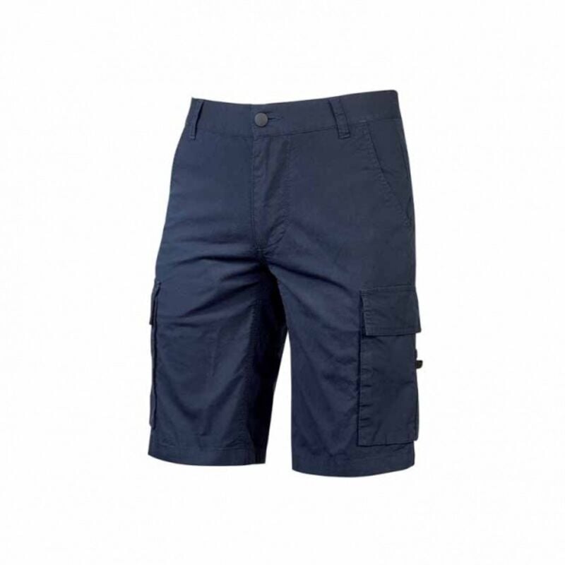 U-power - Short de travail en toile de coton summer - Bleu m - fr (42) - eu (48)