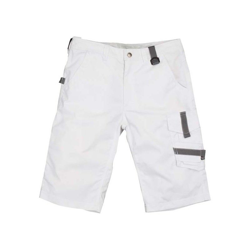 

Short Campo, Talla 48, blanco/gris