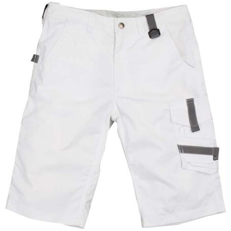Bermuda Champ, Taille 60, blanc/gris