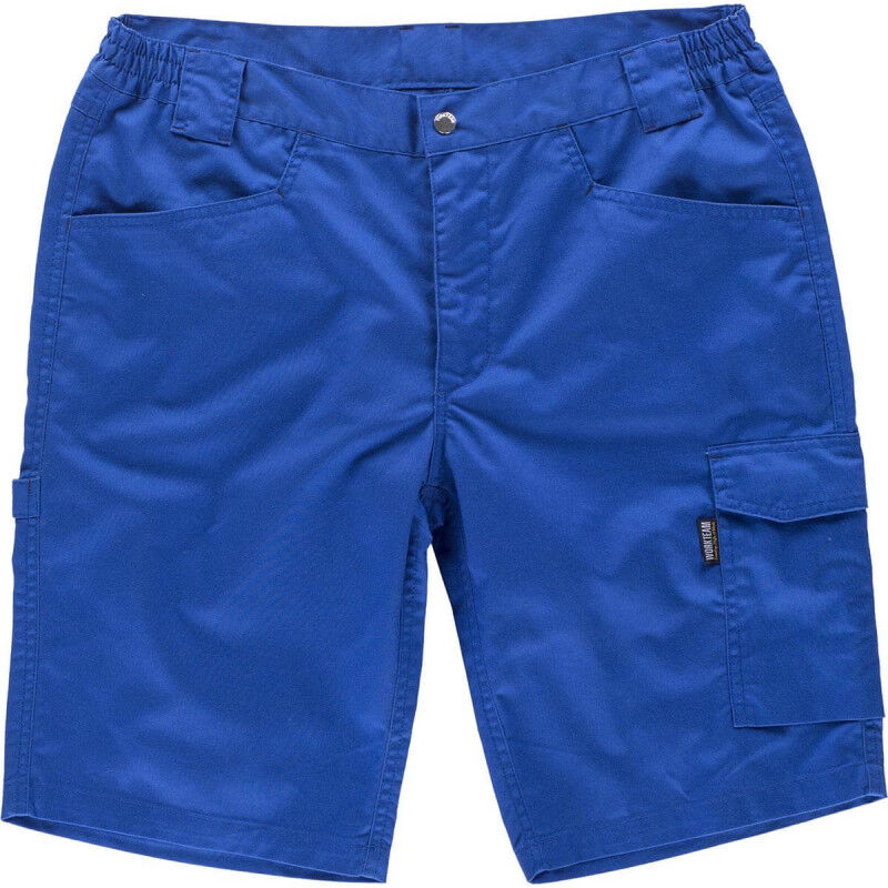 

Bermuda de tejido elástico con trabilla porta martillo Combi B4035 | XL - Azulina - Workteam