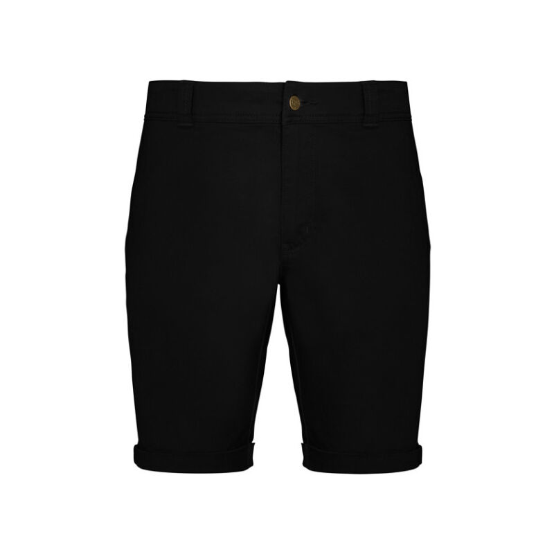 

Roly - Bermuda con bajos vueltos y pespunte de seguridad RINGO 9005 | Negro - 52