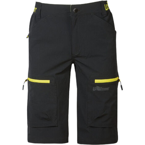 Bermuda da lavoro black carbon 86% nylon