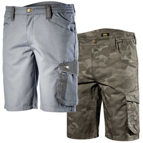 Pantaloni corti da lavoro Diadora Utility Bermuda Poly Camo - L