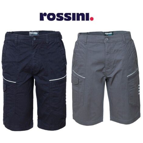 Bermuda da Lavoro Rossini R-Stretch Grigio L