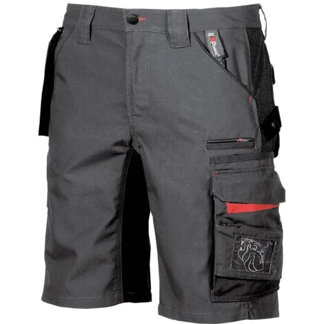 Bermuda de trabajo con bolsillos removibles START - Gris 4XL - FR (56) - EU (62)
