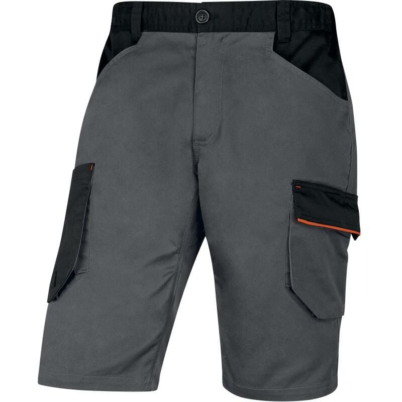 Bermuda de travail MACH2 V3 multipoches gris/orange T3XL Delta Plus M2BE3GO3X