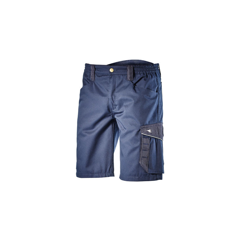 bermuda de travail diadora poly avec poches bleu - 161758600620 50/52 (3xl) - bleu