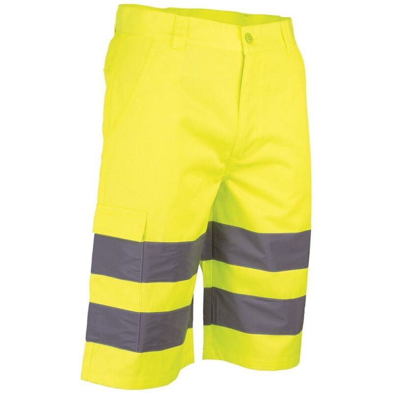 LMA - Bermuda de travail hv eclairage - jaune fluo m - FR(40)