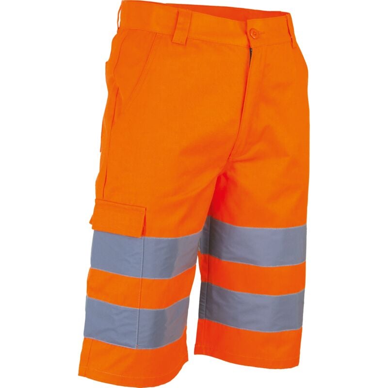 LMA - Bermuda de travail hv phare - orange fluo 2XL - FR(52)