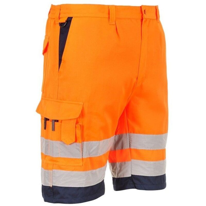 Bermuda Haute Visibilité E043 Orange Marine tm Portwest